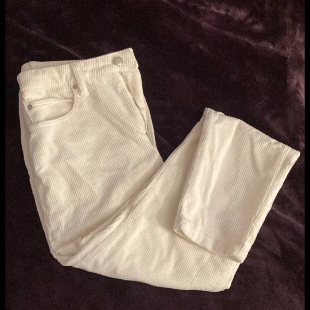 White Corduroy Pants